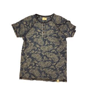 Lucky Brand Paisley Button Size S